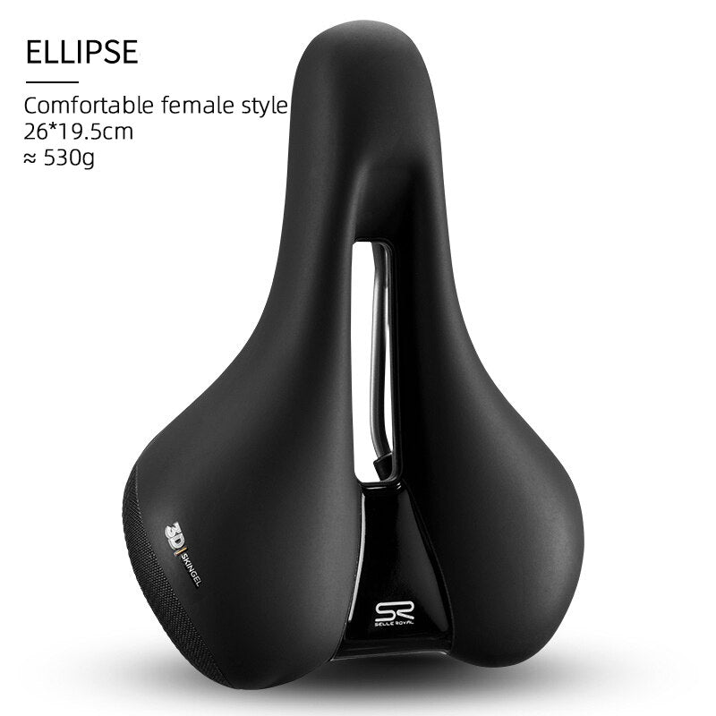 SELLE ROYAL MTB-Fahrrad-Sattelschiene, hohl, atmungsaktiv, absorbierend, regenfest, weicher Memory-Schwamm, Fahrrad-Fahrradsitz