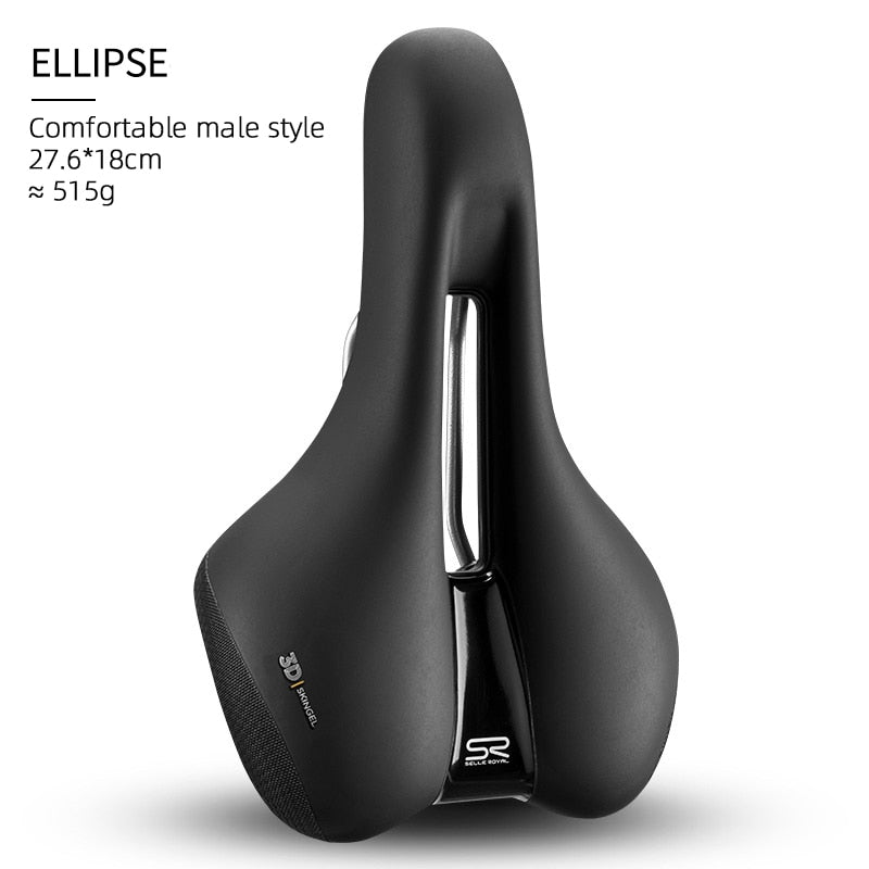 SELLE ROYAL MTB-Fahrrad-Sattelschiene, hohl, atmungsaktiv, absorbierend, regenfest, weicher Memory-Schwamm, Fahrrad-Fahrradsitz