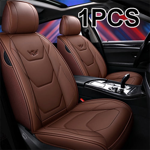 Autositzbezüge aus schwarzem Leder für VW Volkswagen Polo 9N Touareg 2005 Amarok Caddy Passat Tiguan Golf T-ROC Jetta Zubehör