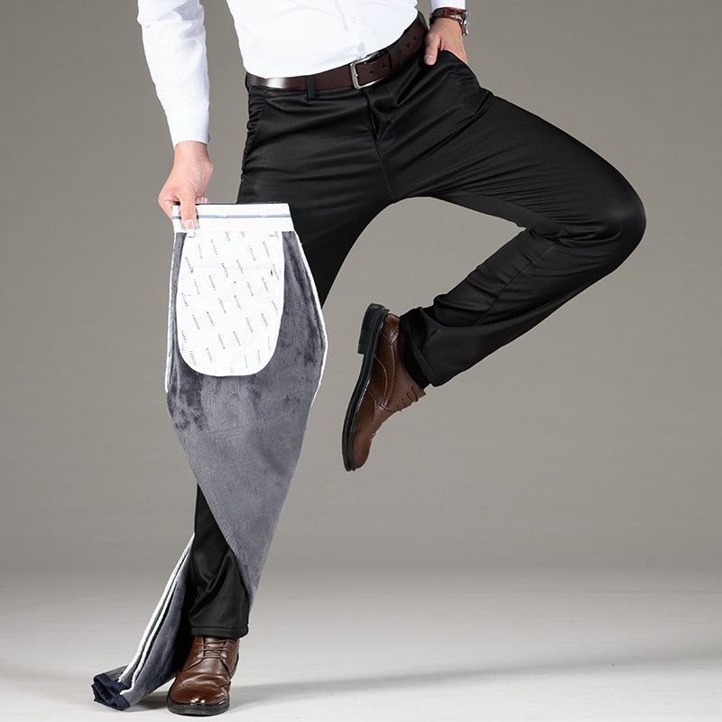 Männer Winter Businesshosen klassischen Stil
