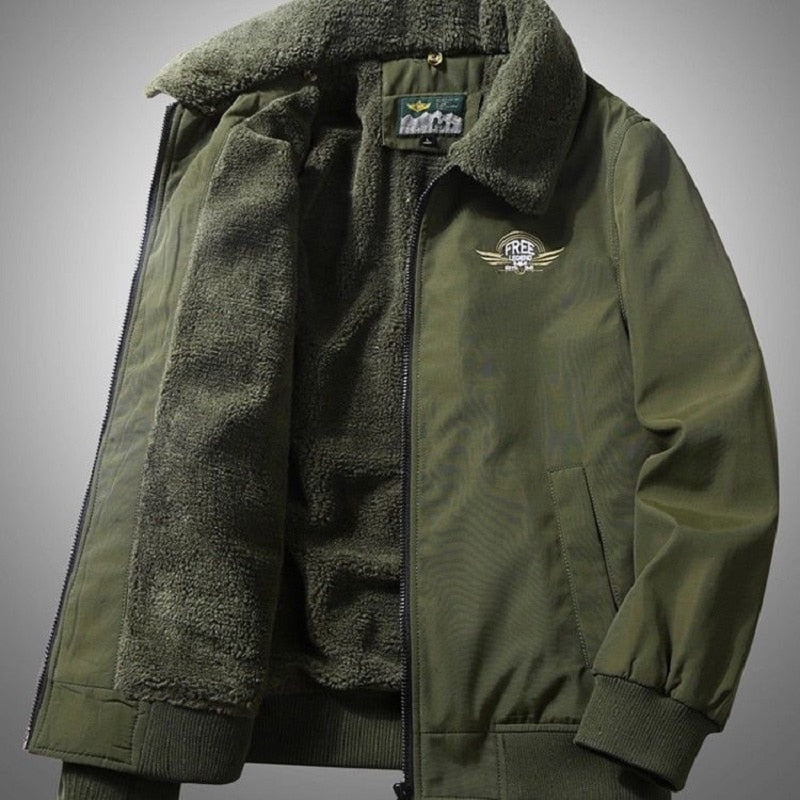 Herren Zipper Mantel Männer, 2023 hohe Qualität Herbst Winter Jacke