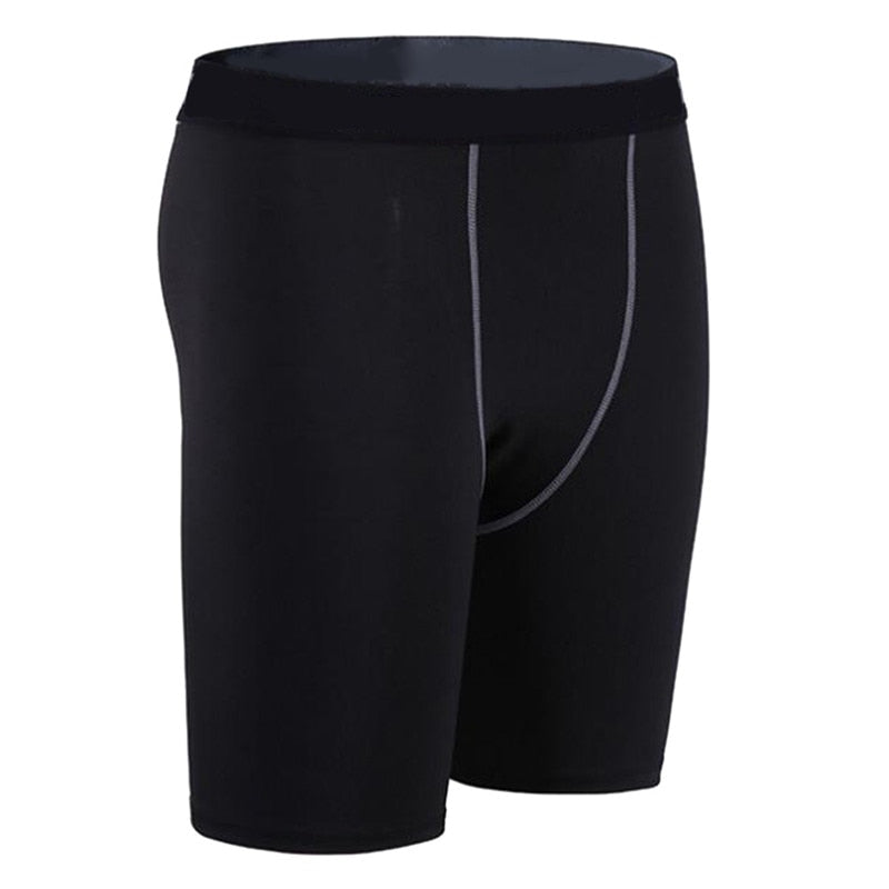 Männer Kompression Kurze Laufhose, Herren Fitness Sport Leggings Laufhose