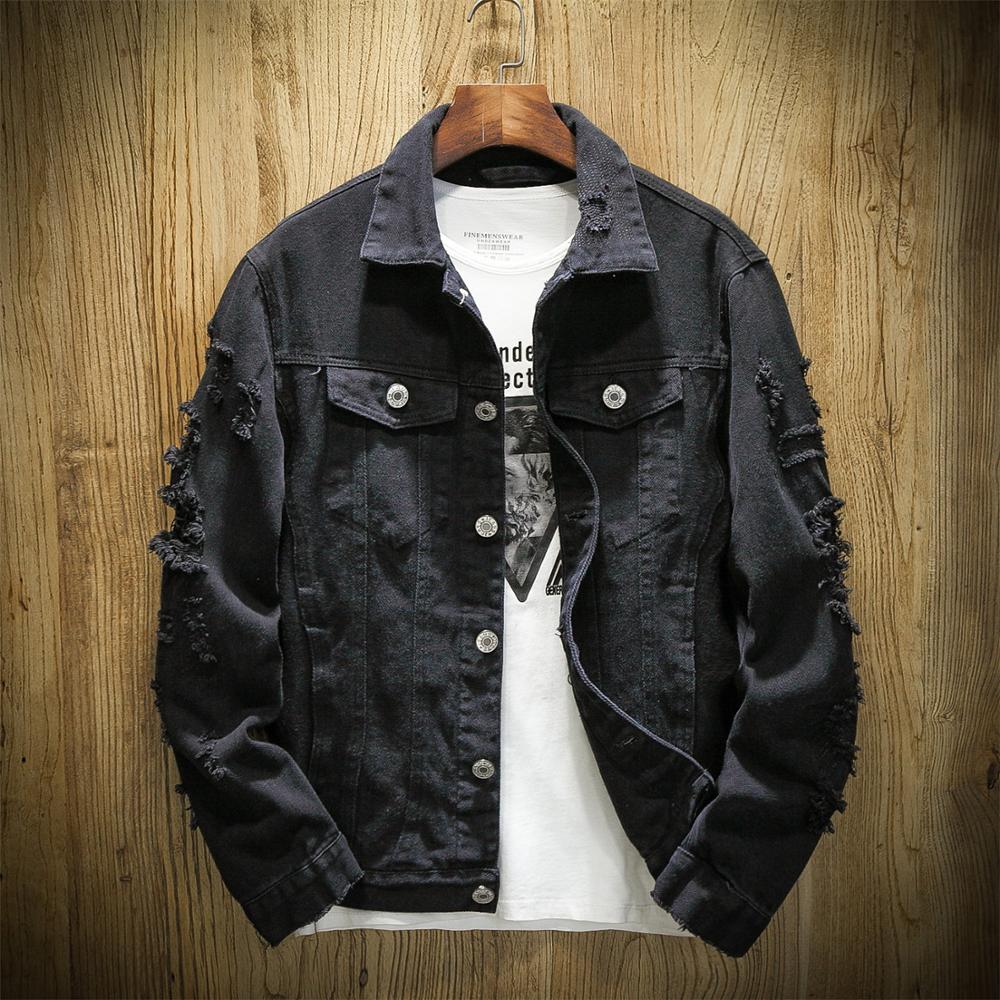 Neue Frühling-Herbst Männer Jean Jacke, Streetwear Baumwolle Denim Jacke