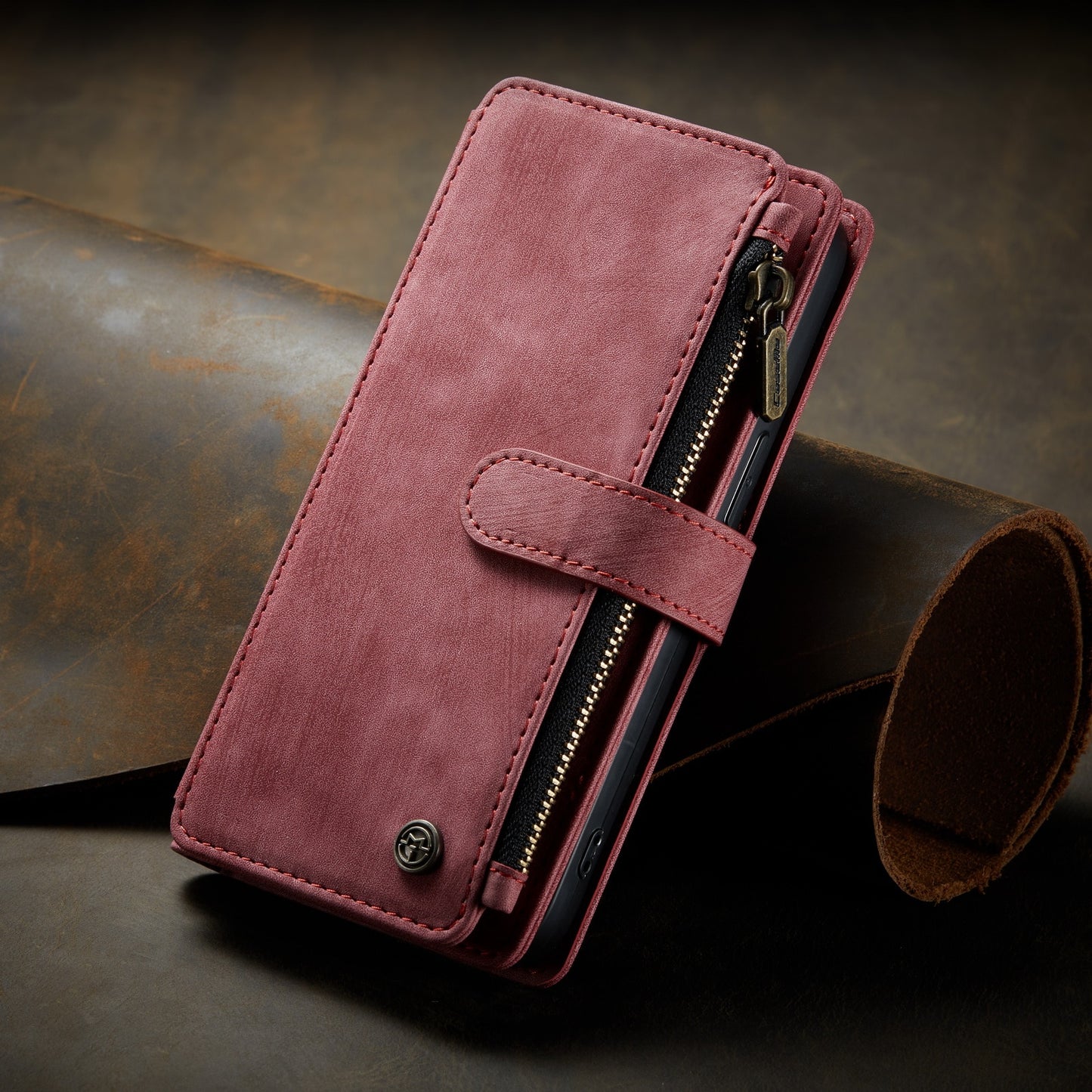 Luxus Leder Brieftasche für iPhone 14, 13, 12 Mini, 11 Pro Max, X, XR, XS Max mit Brieftasche