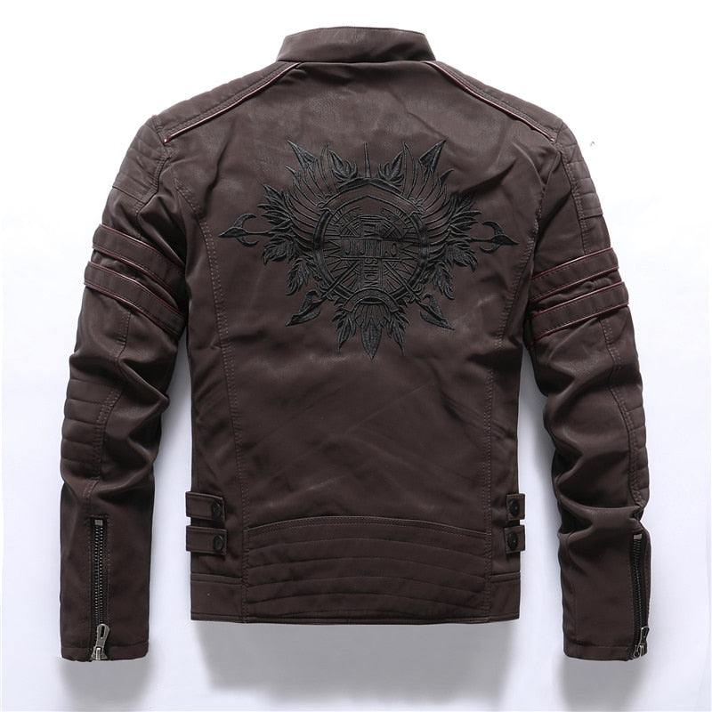 Männer Winter Fleece Warme Motorrad Windjacke