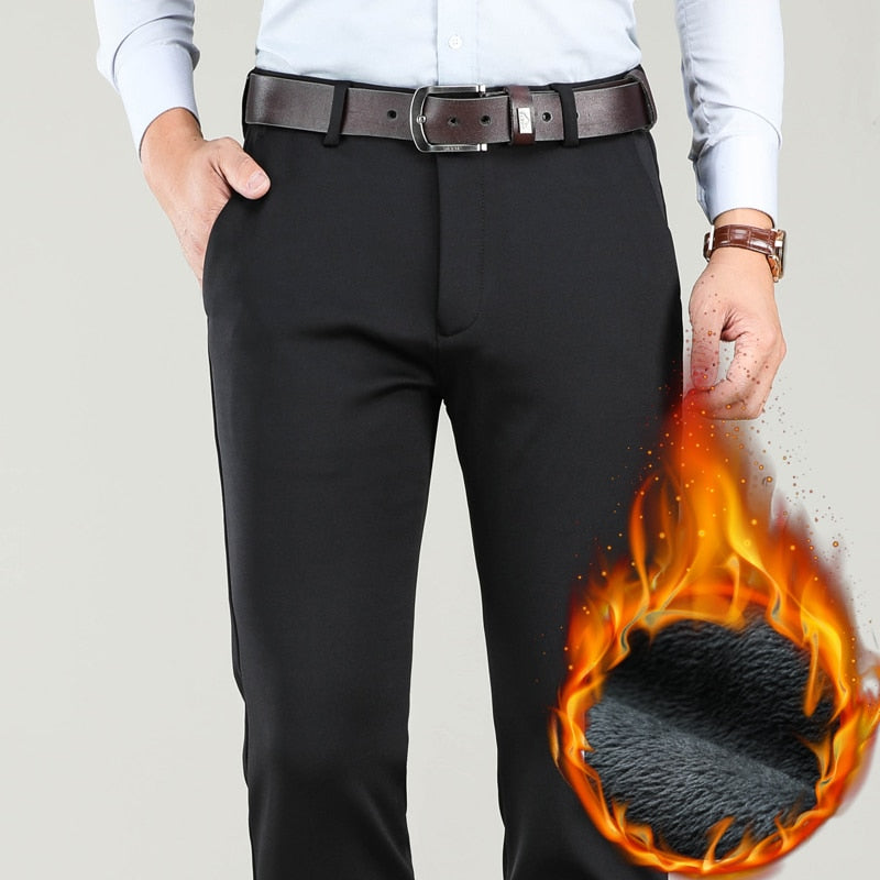 Männer Winter Businesshosen klassischen Stil