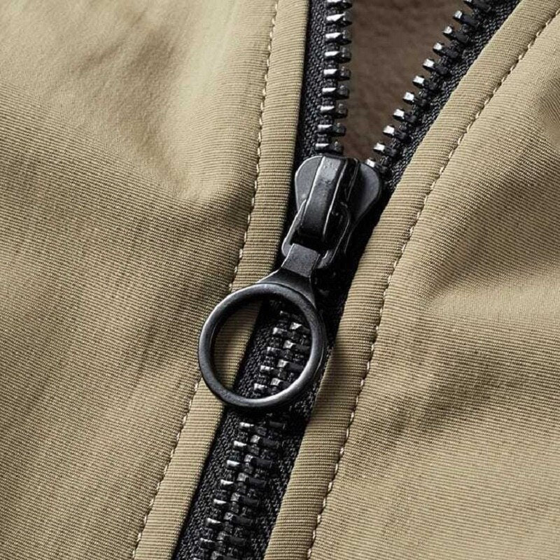 Herren Zipper Mantel Männer, 2023 hohe Qualität Herbst Winter Jacke