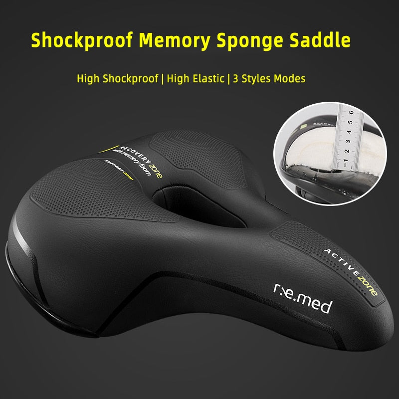 SELLE ROYAL MTB-Fahrrad-Sattelschiene, hohl, atmungsaktiv, absorbierend, regenfest, weicher Memory-Schwamm, Fahrrad-Fahrradsitz