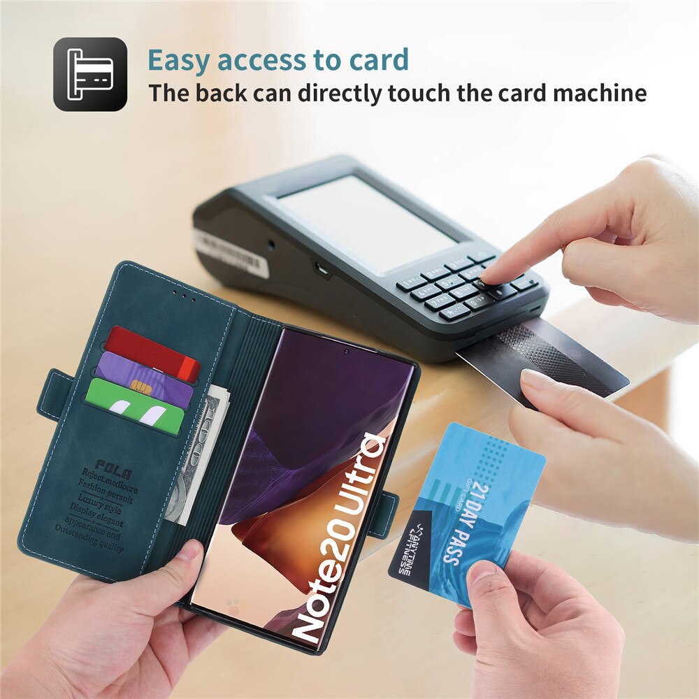 Luxus Ledertasche Für Samsung Galaxy Note 20, Ultra 10, 9 Plus, Note20ultra, Magnetische Flip Wallet Card Slots