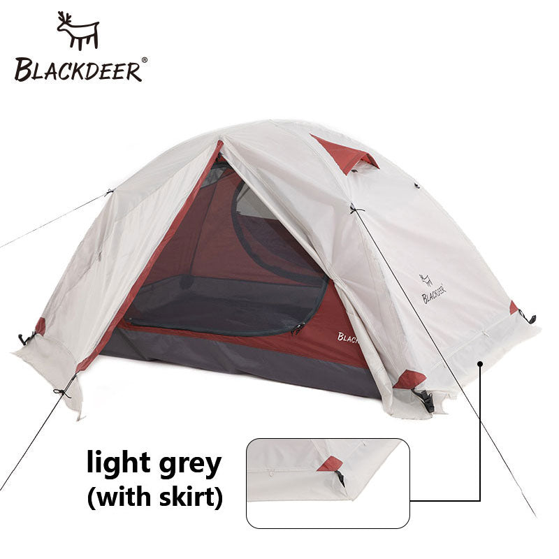 Blackdeer Archeos 2–3 Personen, Rücksack-Zelt, Outdoor-Camping-Zelt, 4-Jahreszeiten-Winterrock-Zelt, doppellagig