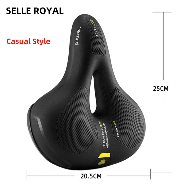 SELLE ROYAL MTB-Fahrrad-Sattelschiene, hohl, atmungsaktiv, absorbierend, regenfest, weicher Memory-Schwamm, Fahrrad-Fahrradsitz