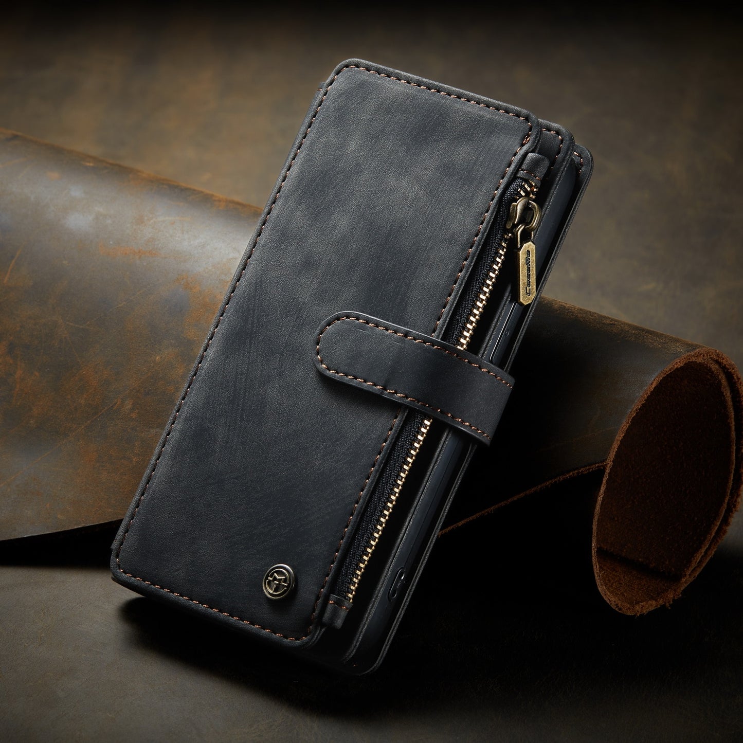 Luxus Leder Brieftasche für iPhone 14, 13, 12 Mini, 11 Pro Max, X, XR, XS Max mit Brieftasche