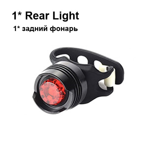 5000 mAh Fahrradlicht-Set T6 USB wiederaufladbarer Akku, verstellbarer Zoom, Fahrrad-Frontscheinwerfer, Fahrradlampe mit Rücklicht