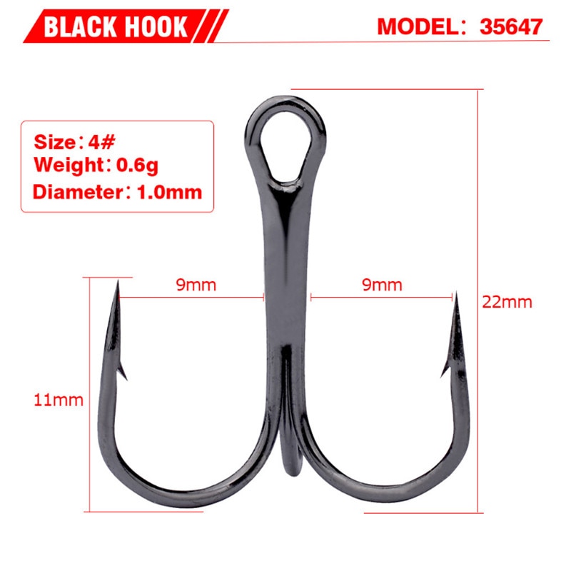 10 Teile/los Schwarz Angelhaken High Carbon Stahl, Höhen Aufgehobenen Haken für Angelgerät