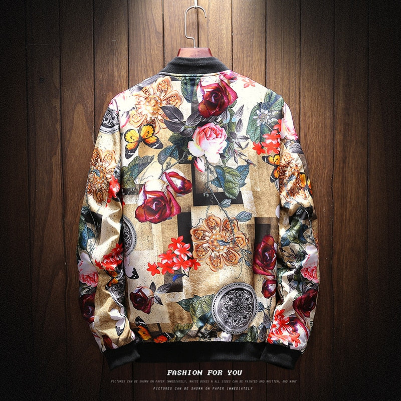 6 STIL Mode Frühling 2023, Druck Casual Herrenjacke Japanische Streetwear Designer