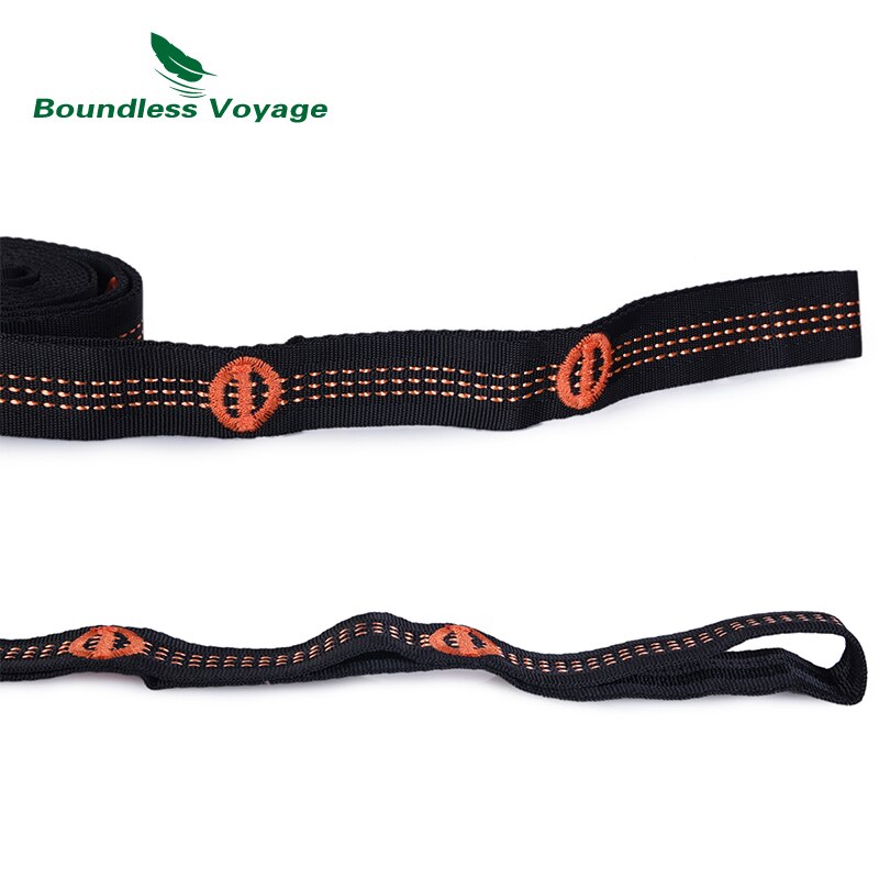 Boundless Voyage Camping-Hängematte mit Baumgurten, Karabiner Outdoor Hängebett Schaukel