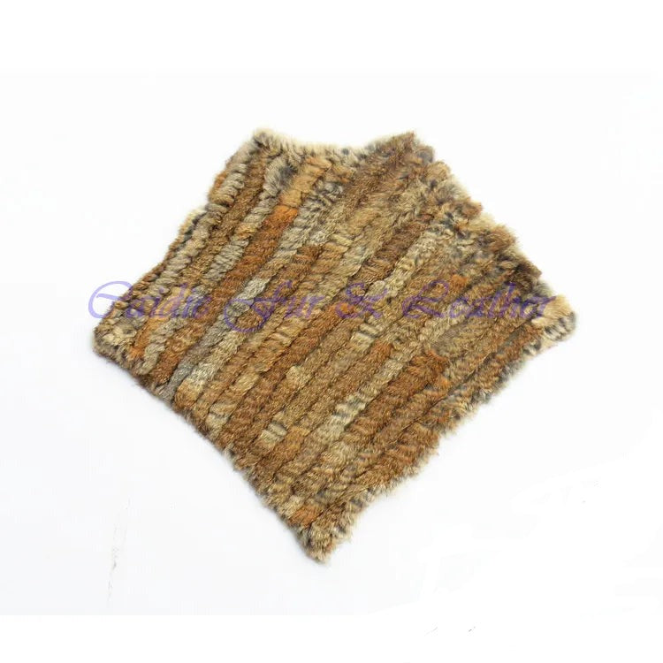 HSPL Pelz Herbst Poncho, Echt Kaninchen Dreieck Gestrickte Damen Pullover, Dame Pashmina