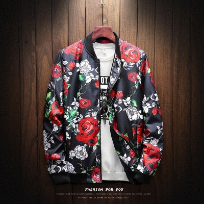 6 STIL Mode Frühling 2023, Druck Casual Herrenjacke Japanische Streetwear Designer
