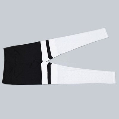 Mesh Patchwork Damen Sport Leggings, Damen Hohe Taille