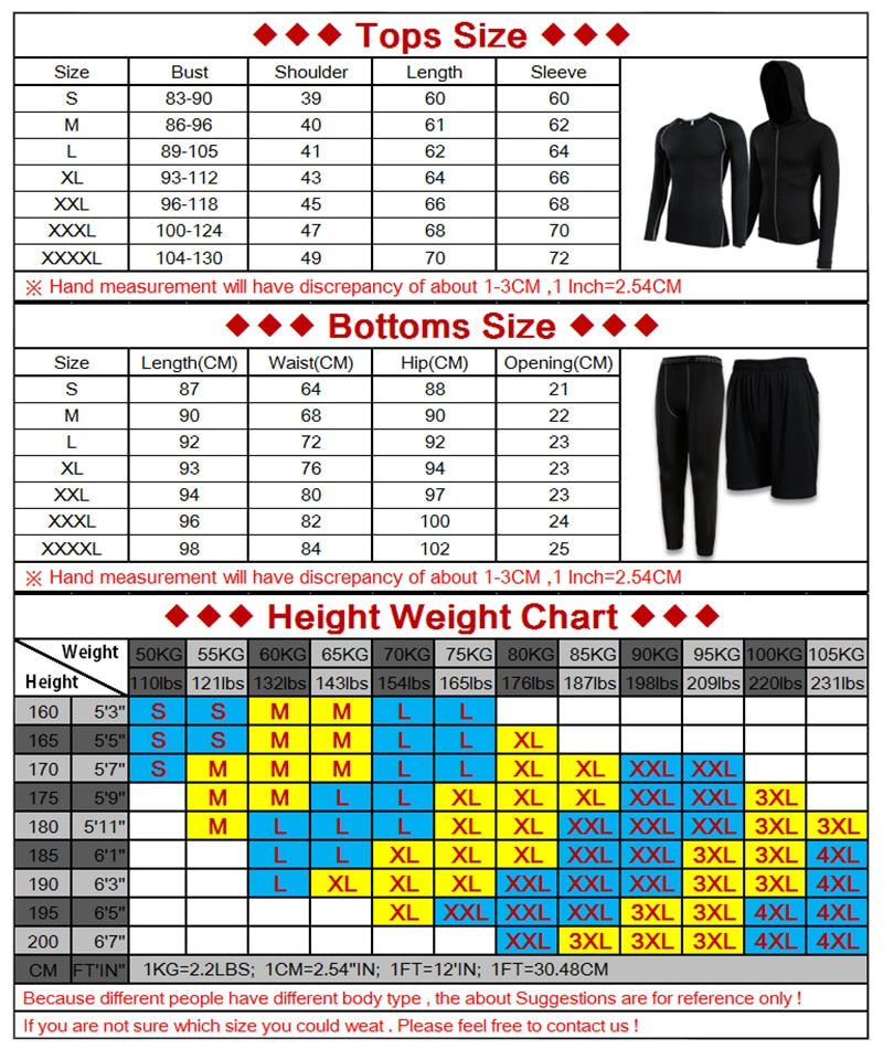 Männer Enge Sportwear Gymanzug, Kompression Leggings, Workout Sport Kleidung Sets