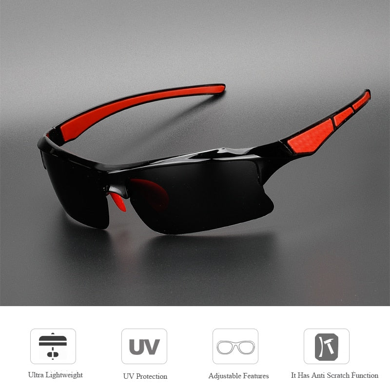 Polarisierte Professionelle Radfahren Sonnenbrille UV 400, Brille für Outdoor Sport