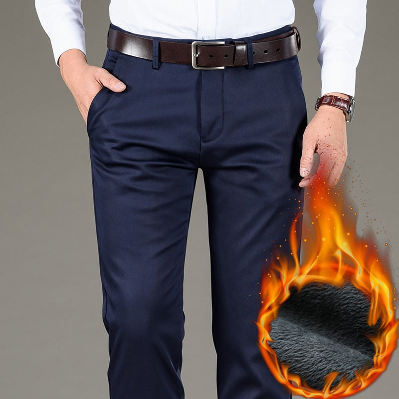 Männer Winter Businesshosen klassischen Stil