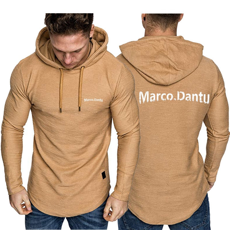 Neue Marke einfarbige langarm Mode Sweatshirt für Männer