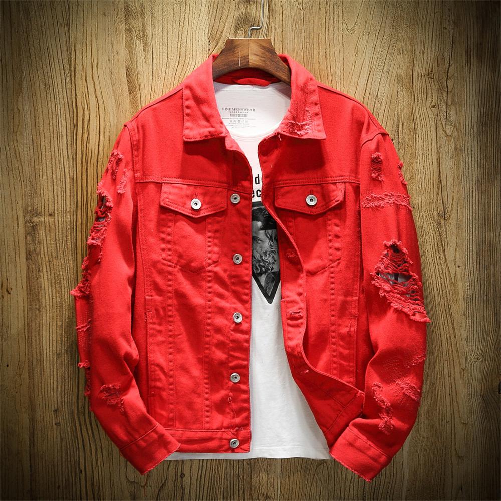 Neue Frühling-Herbst Männer Jean Jacke, Streetwear Baumwolle Denim Jacke