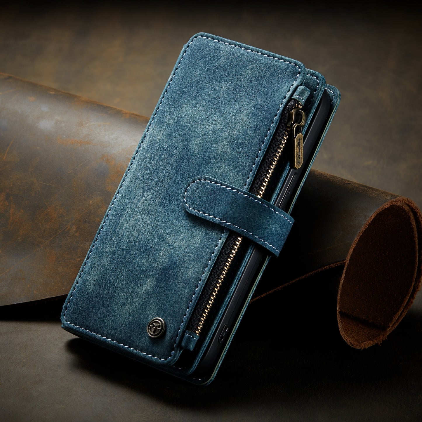 Luxus Leder Brieftasche für iPhone 14, 13, 12 Mini, 11 Pro Max, X, XR, XS Max mit Brieftasche