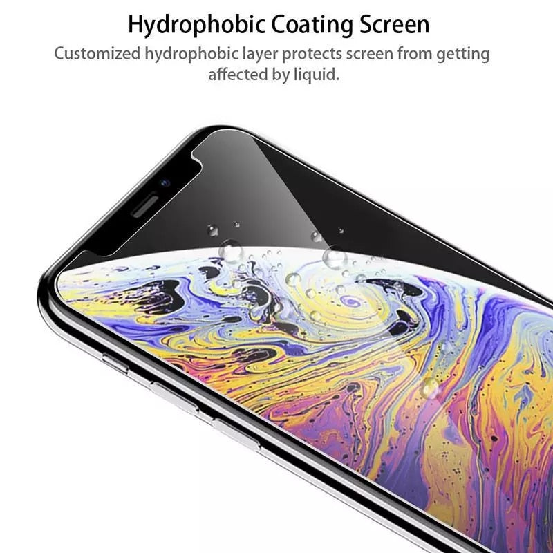 5PCS 9H gehärtetes Glas für iPhone 12, 13, 14 Mini, X, Xs, Xr, 11 Pro Max, 7, 8, 6, 6s Plus, SE 2020, 5, 5s Displayschutzfolie