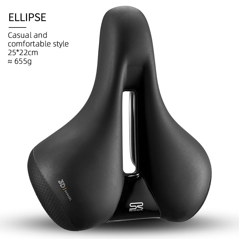 SELLE ROYAL MTB-Fahrrad-Sattelschiene, hohl, atmungsaktiv, absorbierend, regenfest, weicher Memory-Schwamm, Fahrrad-Fahrradsitz