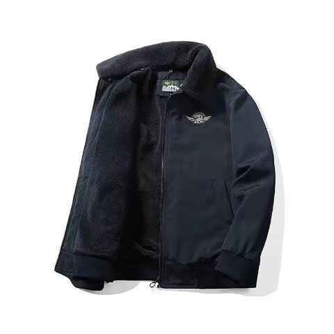Herren Zipper Mantel Männer, 2023 hohe Qualität Herbst Winter Jacke
