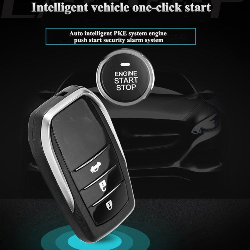 12V Auto Alarm-Passive-Fernbedienungssystem, One Button Start Fernbedienung System mit Zentralverriegelung