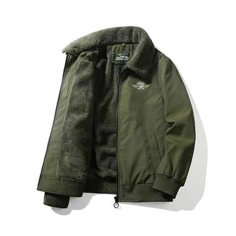 Herren Zipper Mantel Männer, 2023 hohe Qualität Herbst Winter Jacke