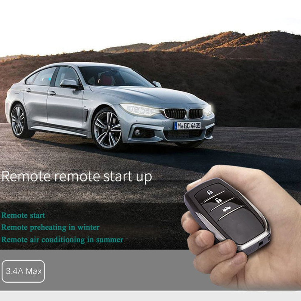 12V Auto Alarm-Passive-Fernbedienungssystem, One Button Start Fernbedienung System mit Zentralverriegelung