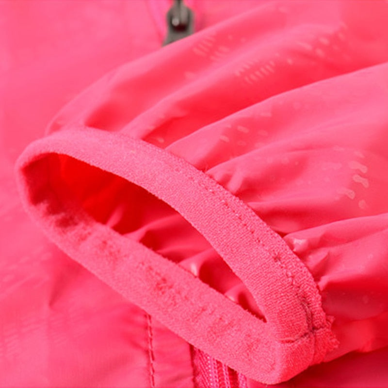 Camping Regenjacke für Männer & Frauen, Wasserdichte Sonnenschutzkleidung, Angeln und Jagdkleidung mit Tasche