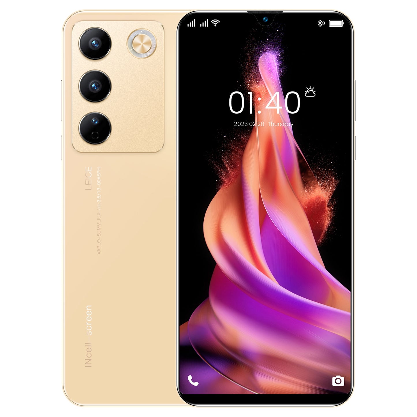 V27E neues Android Smartphone, Dual Sim 6800 mAh 7,3 HD-Bildschirm Handy Pro, globale Version 5G Original Mobiltelefone