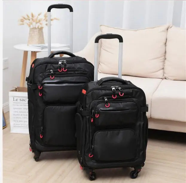 20 Inch 22 Inch 24" Travel Rolling luggage bag Travel Suitcase Rolling Backpack Spinner Wheels Travel Trolley Wheeled backpack
