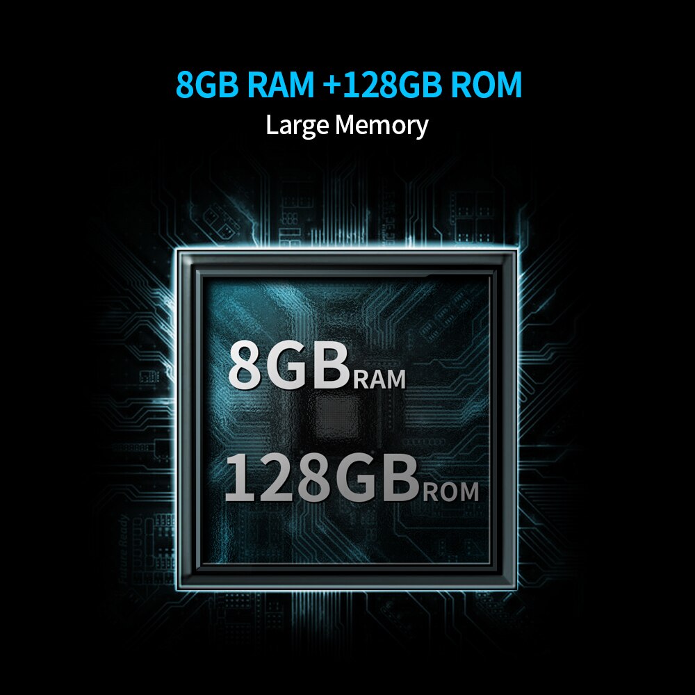 Freeyond M5 8 GB 128 GB Mobiltelefone 50 MP AI Triple Camera 6.52 "90 Hz IPS Bildschirm 5000mAh 18W schnelles Android -Smartphone