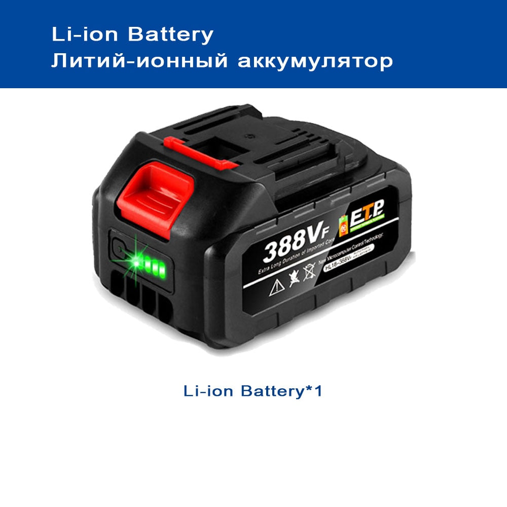 21V Akku 20000mAh - 10000mAh Lithium-Ionen-Akku für Makita, Elektrowerkzeug
