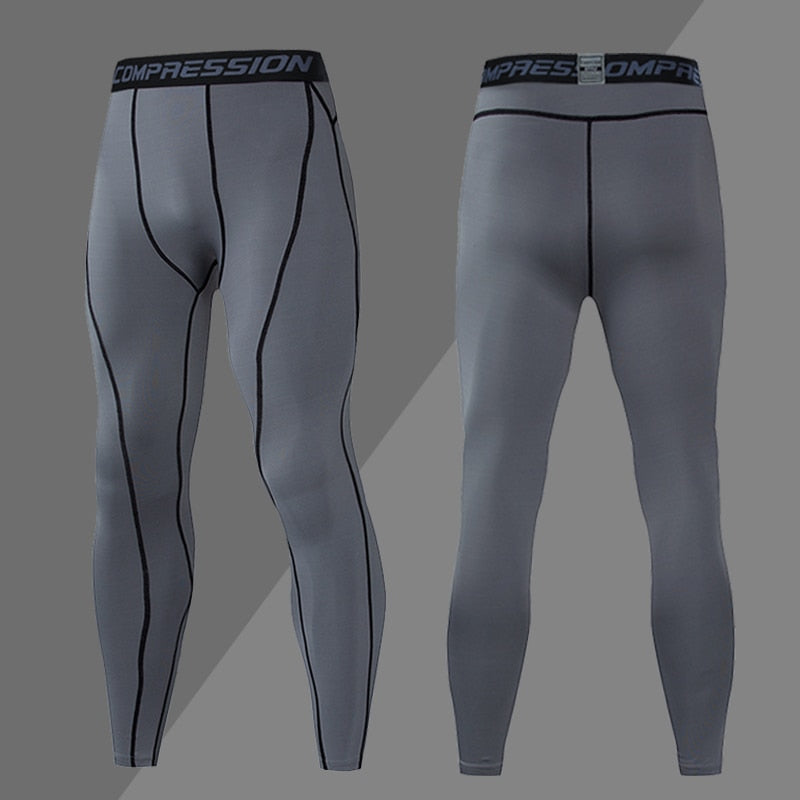 Herren-Kompressions-Jogginghose, Sporthose für Fitnessstudio, Laufen, Jogging, Trainingshose