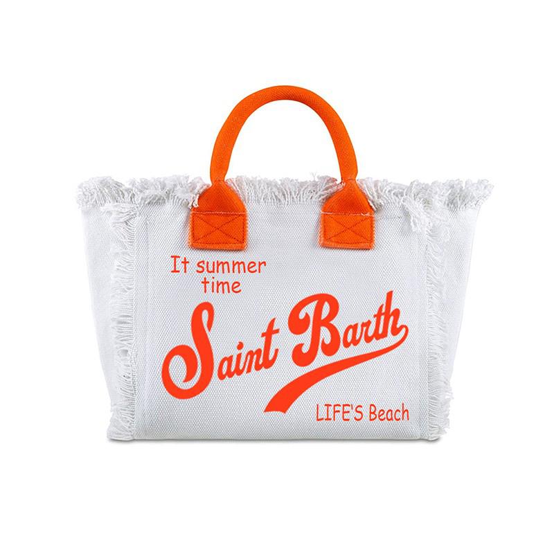 Saint Barth Gedruckte Damen Handtasche, Gedruckte Reisetasche Große Kapazität, Design Sommer Freizeit-Urlaub Quaste