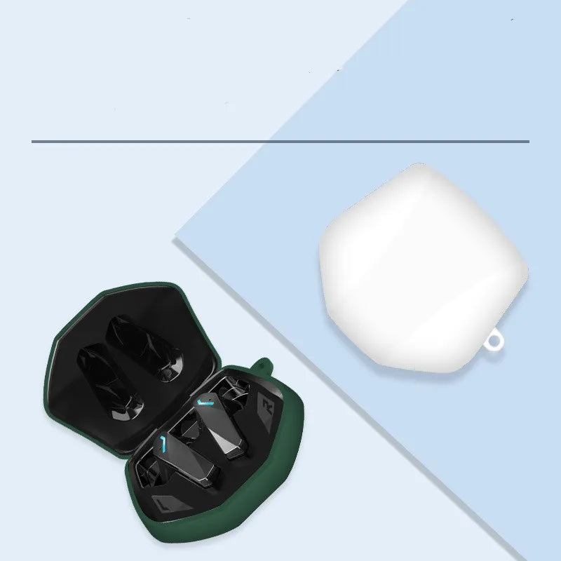 3D Kopfhörer Reisetasche für Drahtloser Lenovo GM2 Pro, Silikon Tragetasche, Wasserdicht