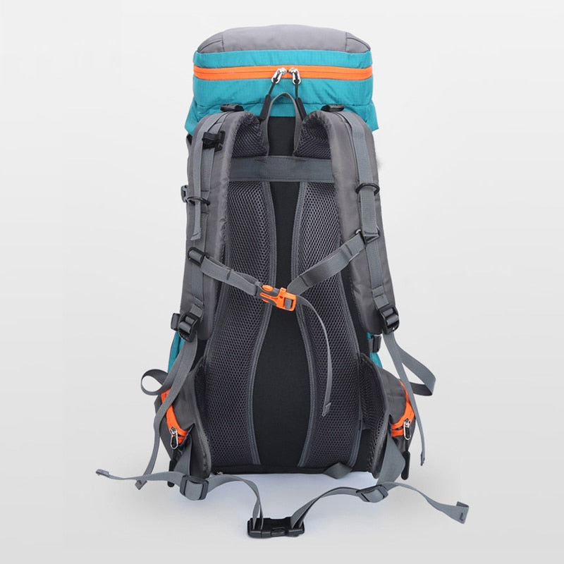 65L Camping Rücksack Große Kapazität, Outdoor Wasserdichte Rücksachtasche für Bergsteiger
