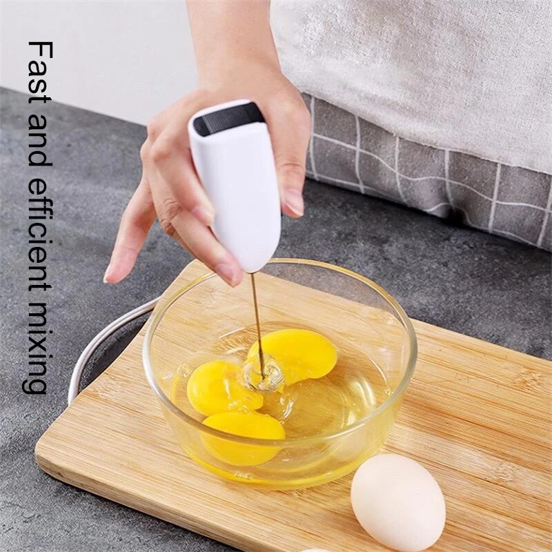 1 Stück Elektrischer Schneebesen, Kaffee Aufschäumen, Zauberstab Milch, Cappuccino Mixer-düse