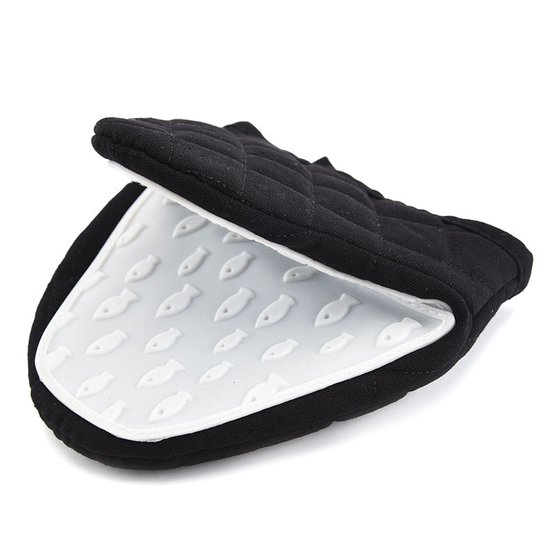 1PC Silikon Anti-verbrühungen Ofenhandschuhe, Topflappen für Küche aus Silikon