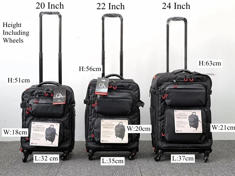 20 Inch 22 Inch 24" Travel Rolling luggage bag Travel Suitcase Rolling Backpack Spinner Wheels Travel Trolley Wheeled backpack