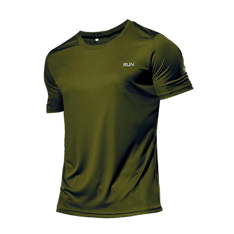 Hochwertiges Herren Polyester Running T-Shirt, Quick Dry Fitness Shirt