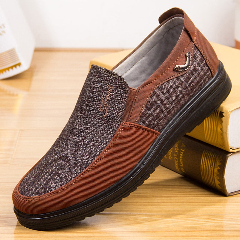 Herren Klassische Sommerschuhe, Atmungsaktive Flache Männer Schuhe Plus Größe
