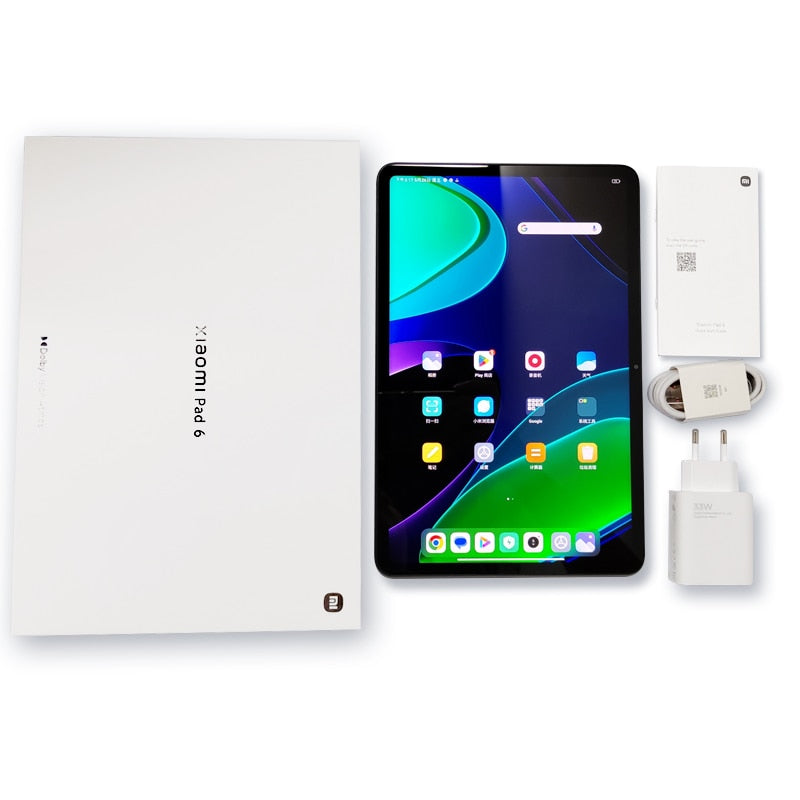 Weltpremiere Xiaomi Pad 6 Global Version 128 GB/256 GB, Snapdragon 870 Prozessor 144 Hz WQHD+ 8840 mAh, 33 W Schnelllade-Tablet